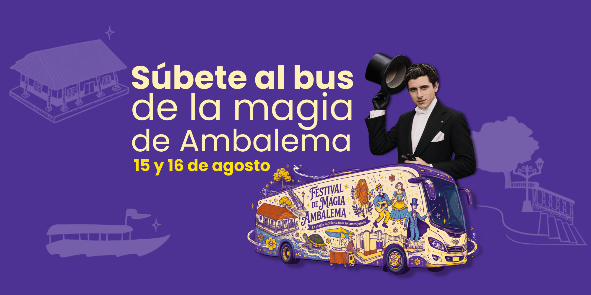 Súbete al bus de la magia de Ambalema